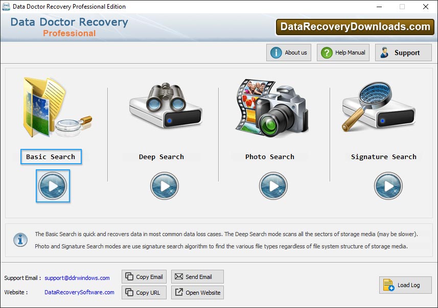 Select any one searching mode Select any one searching mode