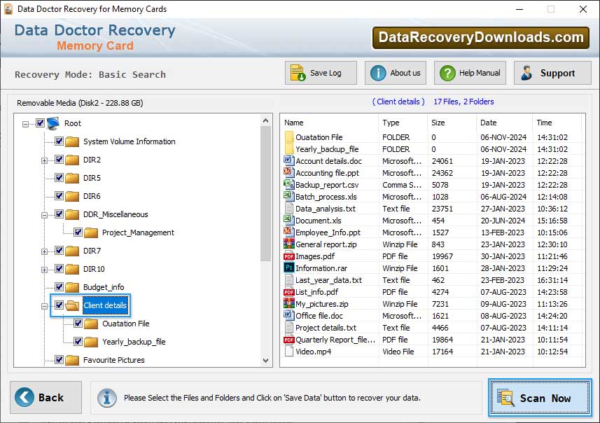 Data is recovered successfully Data is recovered successfully