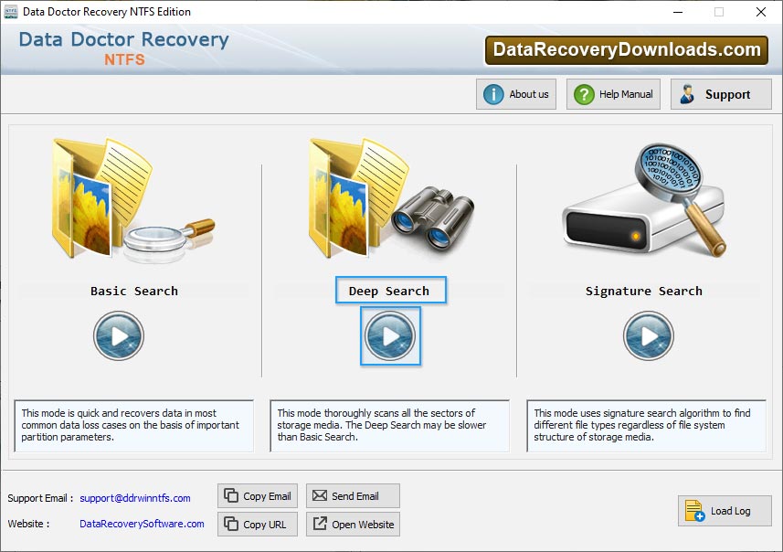 Select any one recovery mode Select any one recovery mode