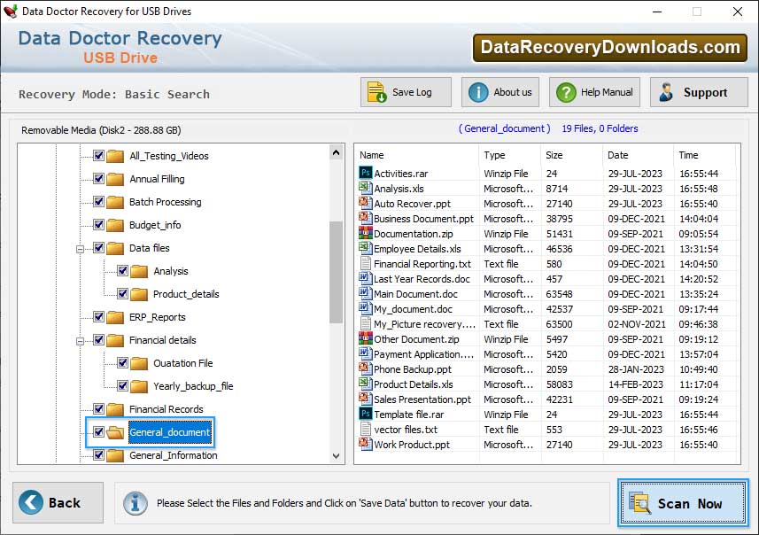 Save recovered files Save recovered files